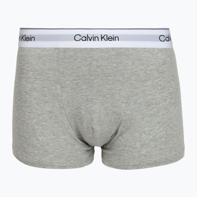 Мъжки боксерки Calvin Klein LV00NB4437 Relaxed Fit Trunk grey heather/black/classic white 5