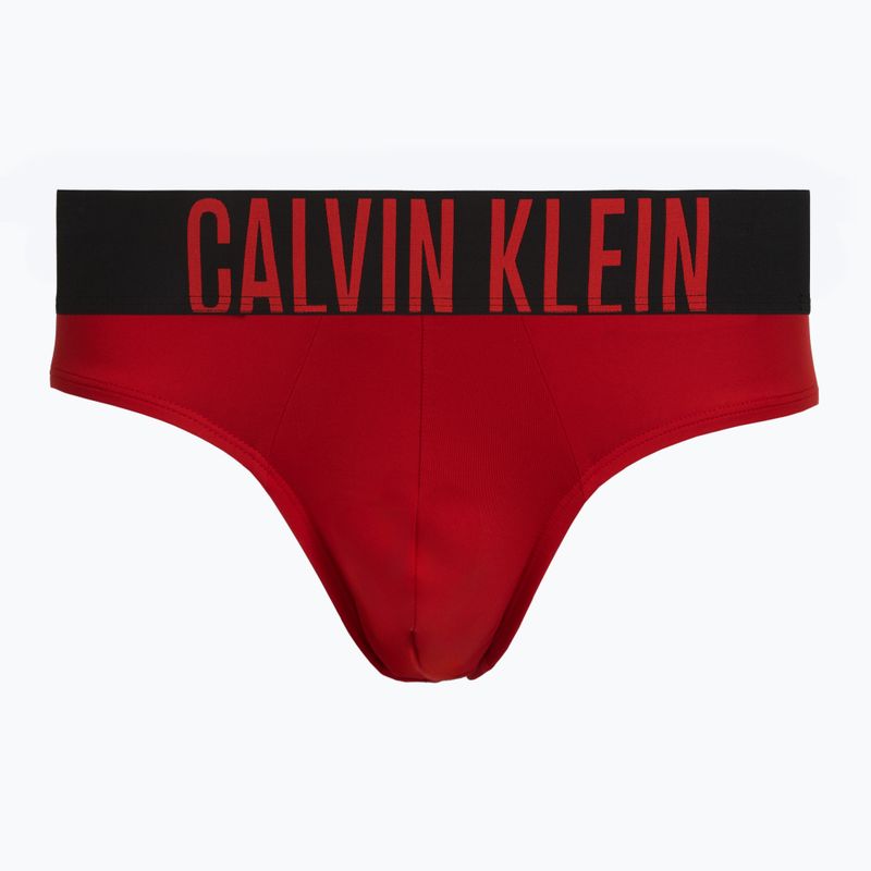 Мъжки слипове Calvin Klein 000NB3610A Hip Brief black/goji berry/aqua blue 3