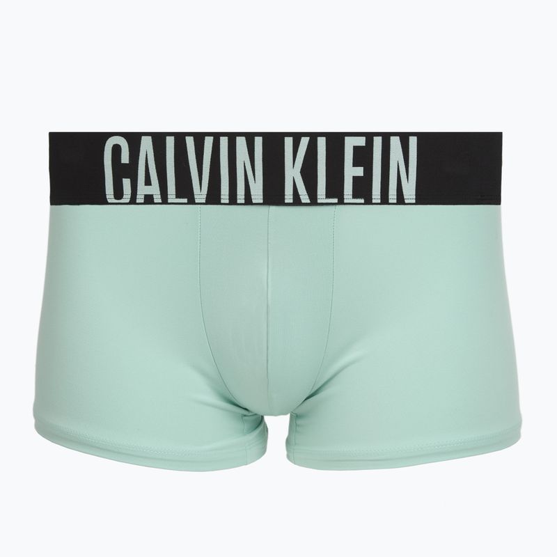 Мъжки боксерки Calvin Klein 000NB3775A Trunk black/goji berry/aqua blue 2