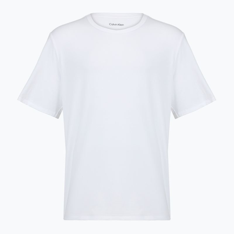 Мъжка тениска Calvin Klein LV00NB4185 Crew Neck black w/ white emb/white w/ black e 2