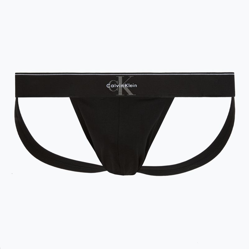 Мъжки слипове Calvin Klein LV00NB4644 Jock Strap black bodies w/ granite gray/poseid 2