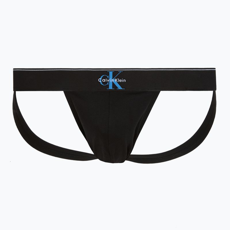 Мъжки слипове Calvin Klein LV00NB4644 Jock Strap black bodies w/ granite gray/poseid 4