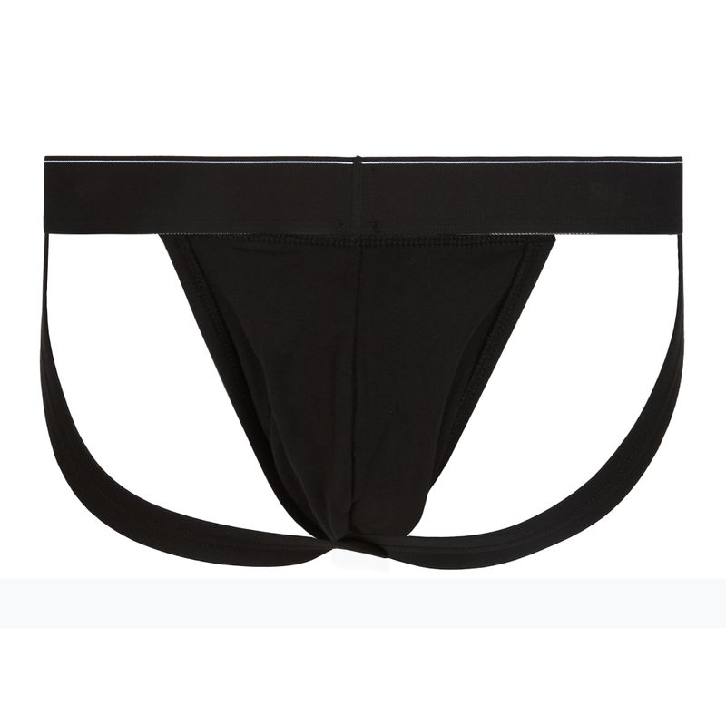 Мъжки слипове Calvin Klein LV00NB4644 Jock Strap black bodies w/ granite gray/poseid 5