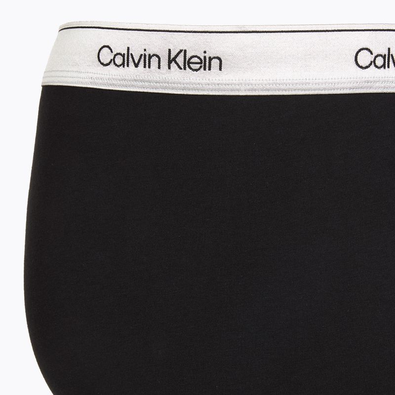Мъжки боксерки Calvin Klein LV00NB4731 Boxer Brief black w/ silver haze wbs 4