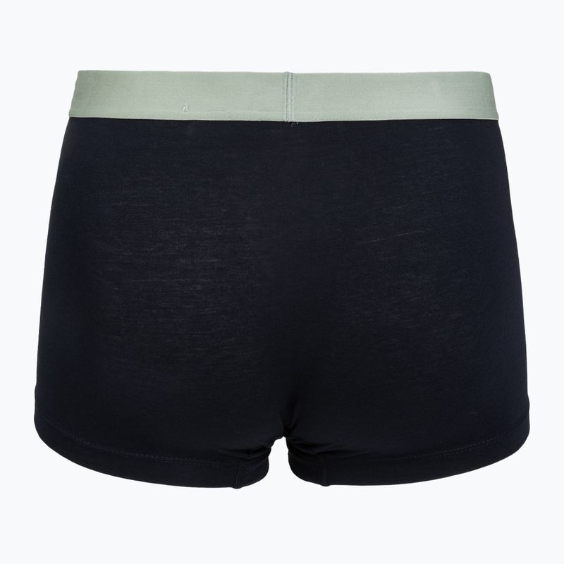 Мъжки боксерки Tommy Hilfiger Trunk WB 3 pack nb//saf canvas/mnty grey/deep spru 5