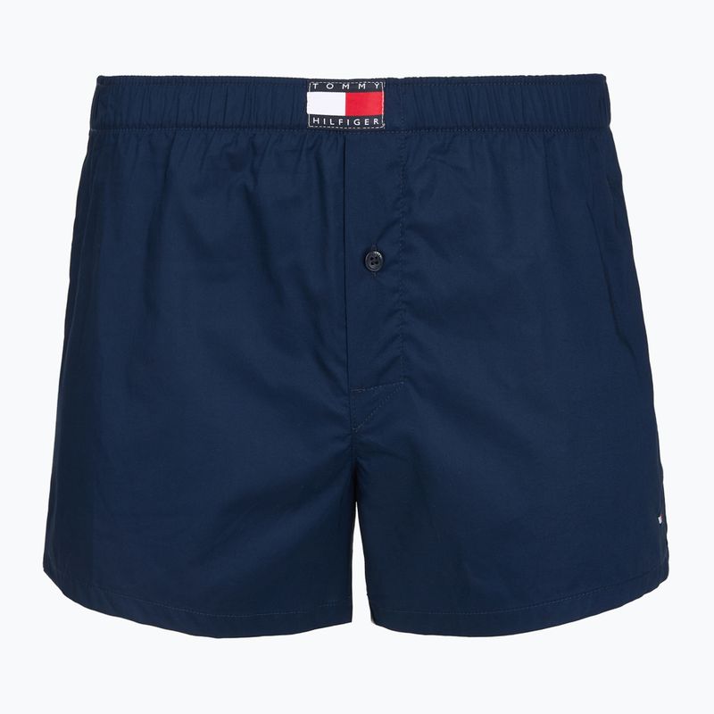 Мъжки боксерки Tommy Hilfiger Woven Boxer Print 3 pack chambray flag/carb navy/c navy flag 2