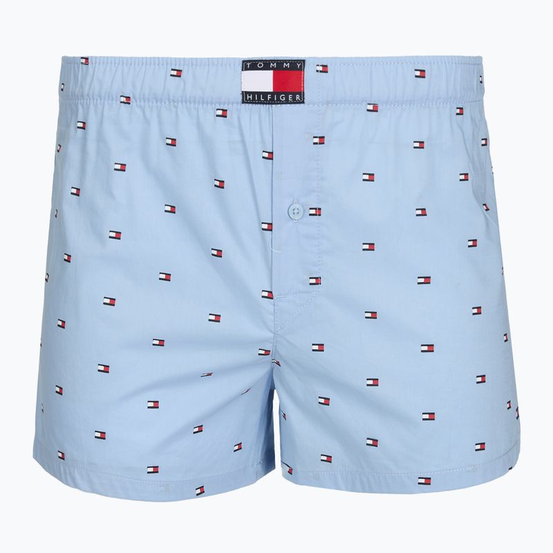 Мъжки боксерки Tommy Hilfiger Woven Boxer Print 3 pack chambray flag/carb navy/c navy flag 5