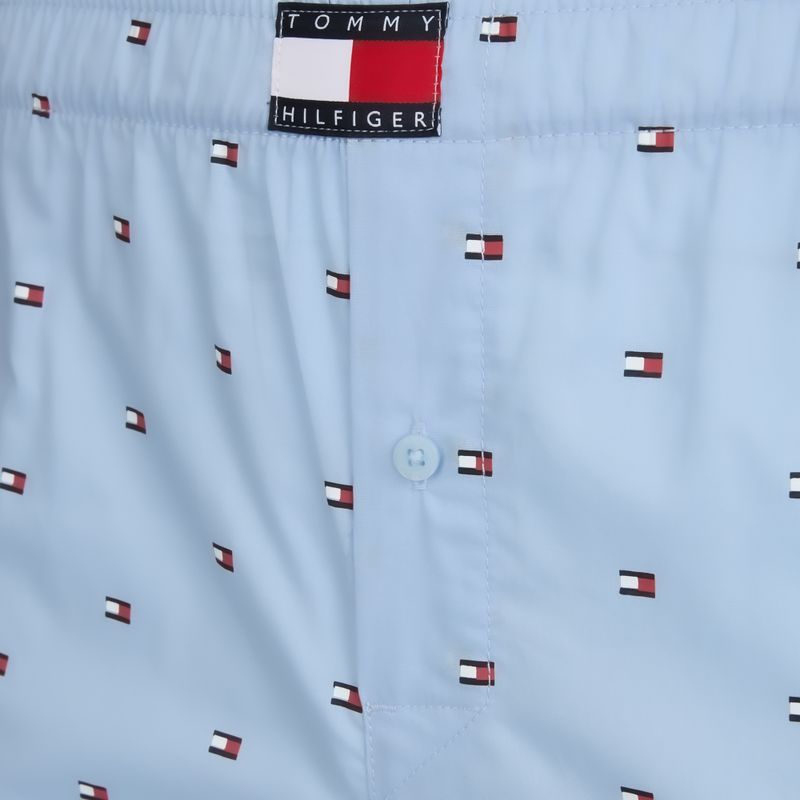 Мъжки боксерки Tommy Hilfiger Woven Boxer Print 3 pack chambray flag/carb navy/c navy flag 7
