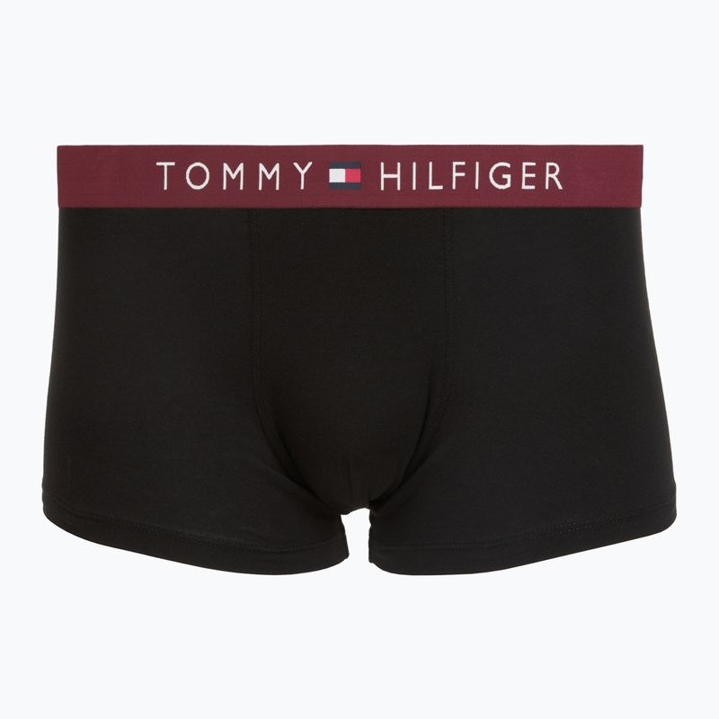 Мъжки боксерки Tommy Hilfiger Trunk WB 3 pack medium red/rasp juice/burgundy 4