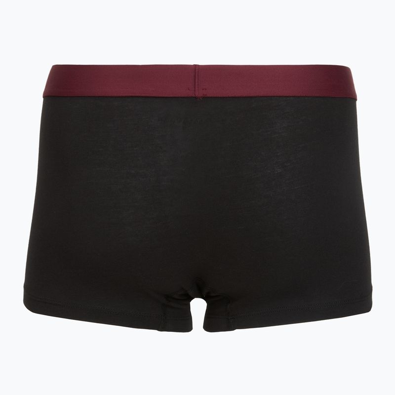 Мъжки боксерки Tommy Hilfiger Trunk WB 3 pack medium red/rasp juice/burgundy 5