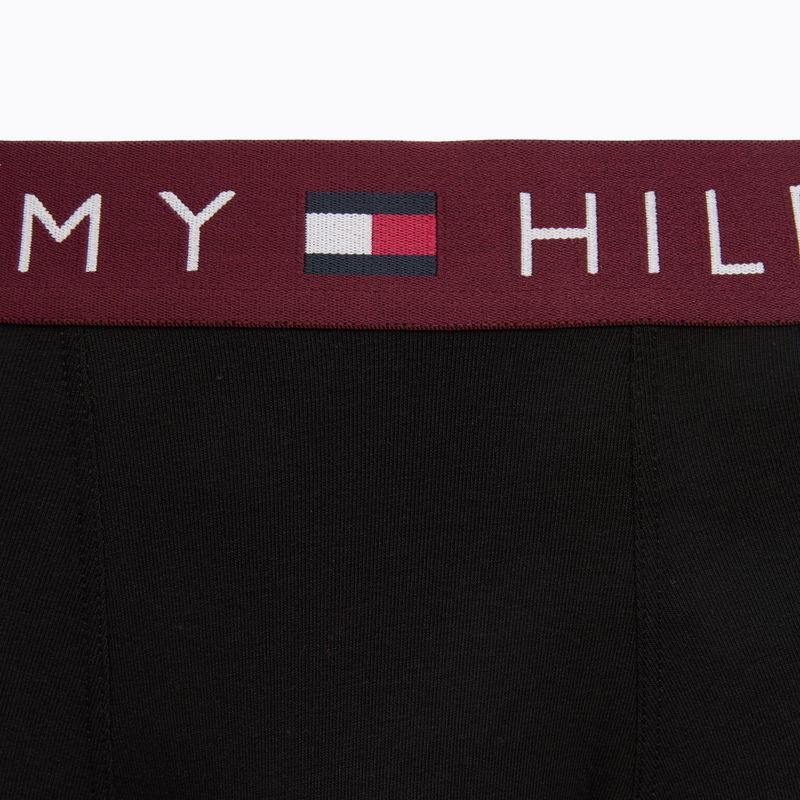 Мъжки боксерки Tommy Hilfiger Trunk WB 3 pack medium red/rasp juice/burgundy 6
