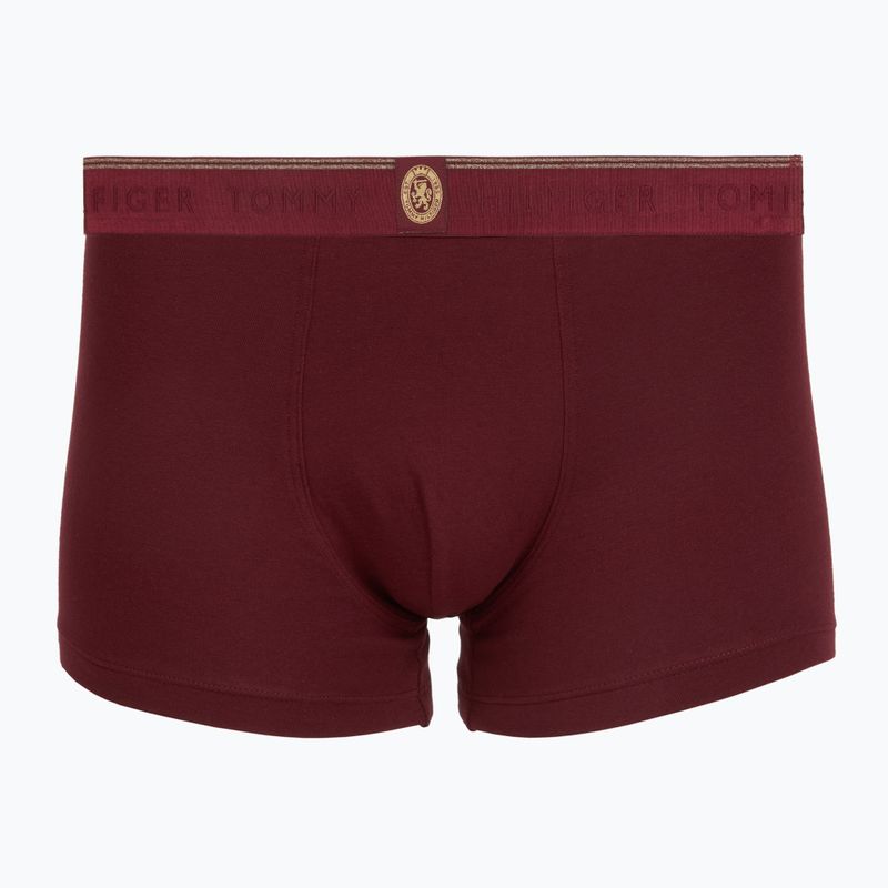 Мъжки боксерки Tommy Hilfiger Trunk 3 pack navy blue/nocturnal green/burgundy 2
