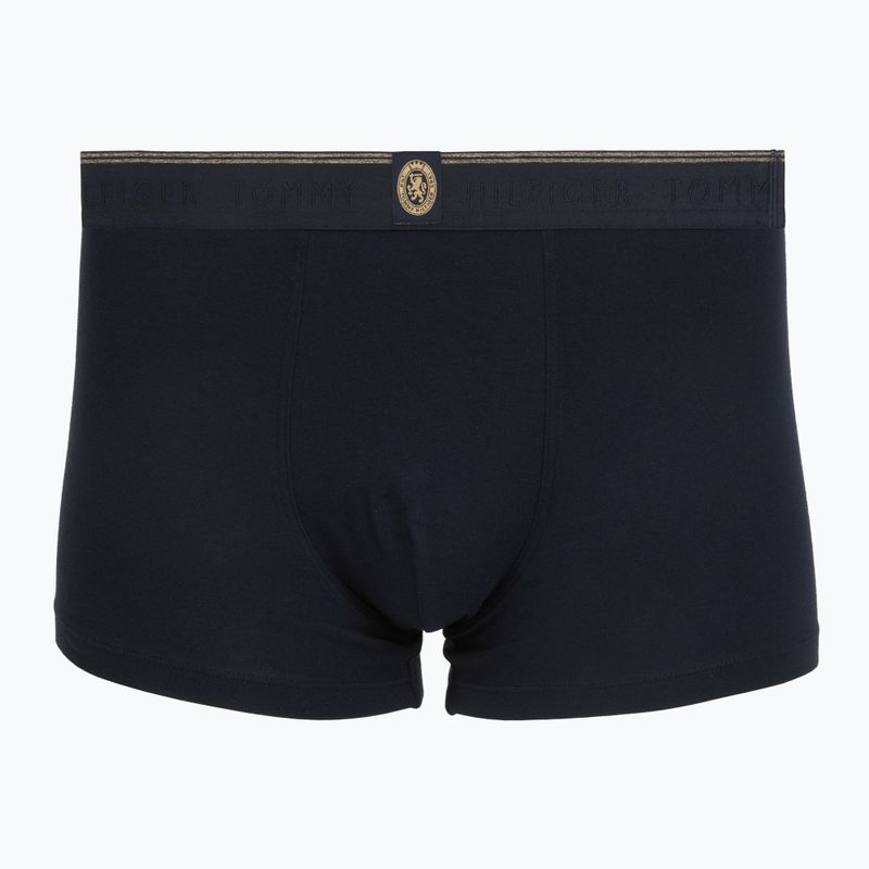 Мъжки боксерки Tommy Hilfiger Trunk 3 pack navy blue/nocturnal green/burgundy 4