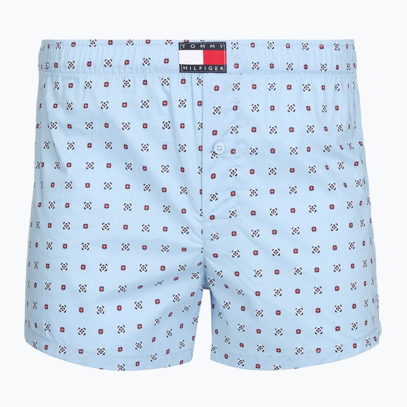 Мъжки боксерки Tommy Hilfiger Woven Boxer Print 3 pack rwb foulard/med red/rwb w chck 2
