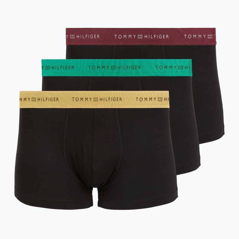 Мъжки боксерки Tommy Hilfiger Trunk Metallic gold/burgundy/green