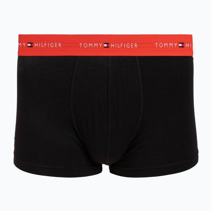 Мъжки боксерки Tommy Hilfiger Trunk WB 5 pack black/fr red/bon pk/als green/no blue 3
