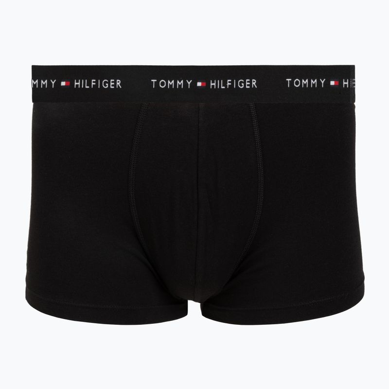Мъжки боксерки Tommy Hilfiger Trunk WB 3 pack utility sage/black/bonita pink 4