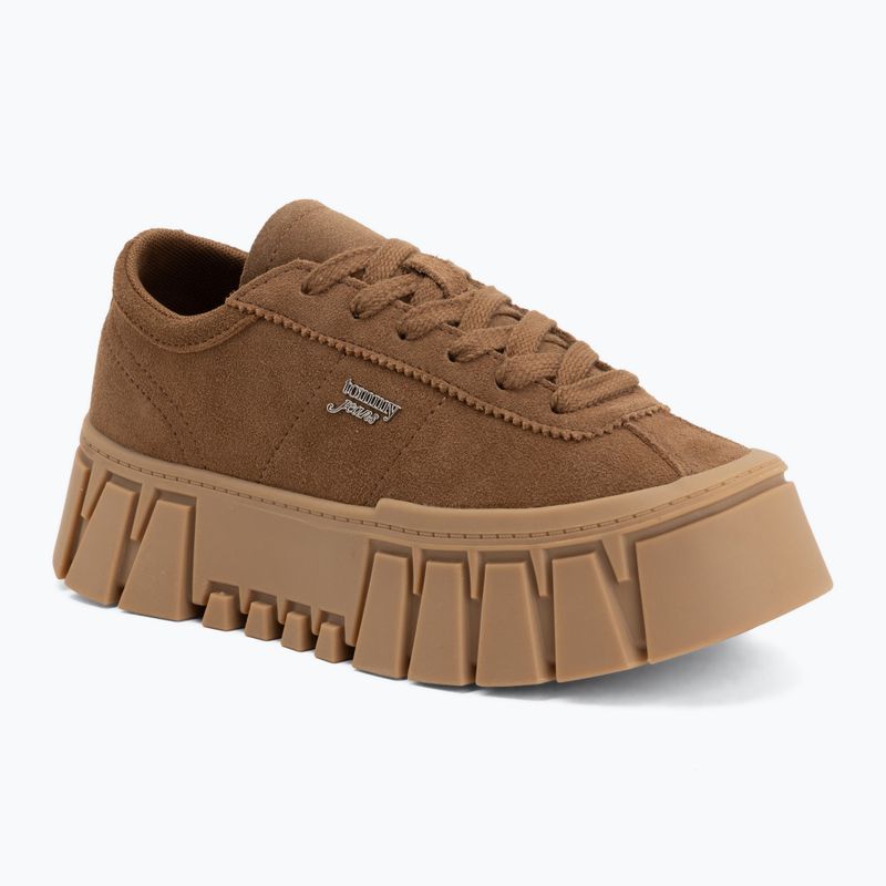 Дамски обувки Tommy Jeans Platform Sneaker Suede warm khaki