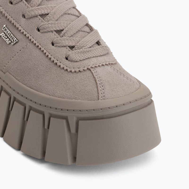 Дамски обувки Tommy Hilfiger TJW Platform Sneaker Suede limeston dust 7