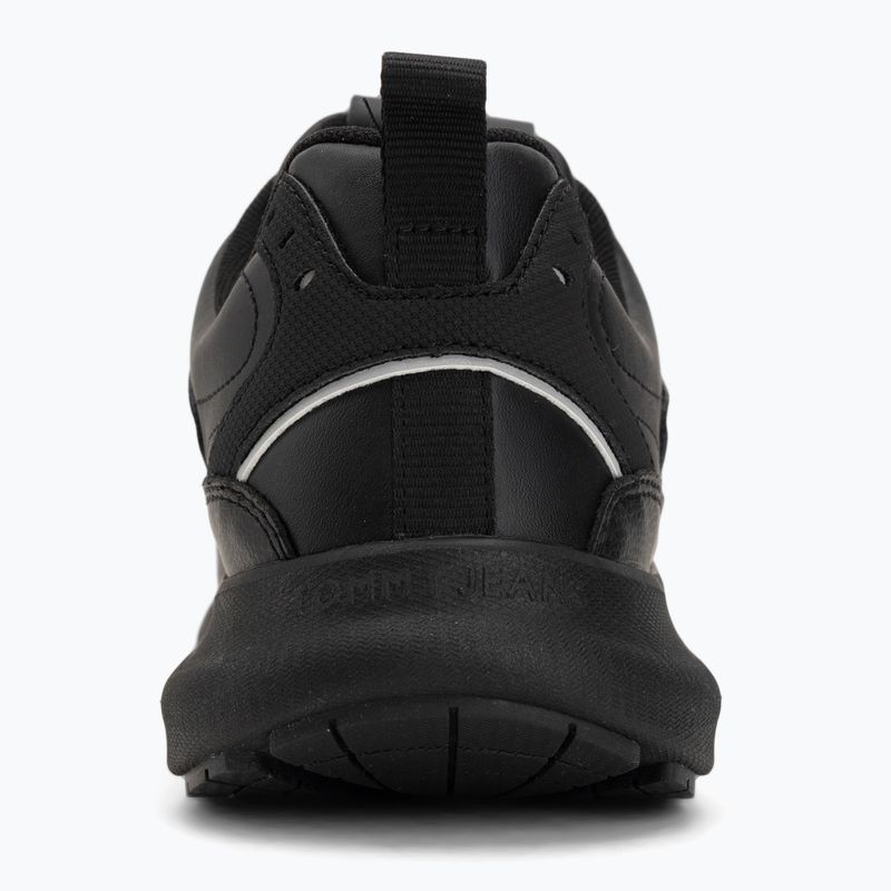 Мъжки обувки Tommy Jeans Runn Leather triple black 6