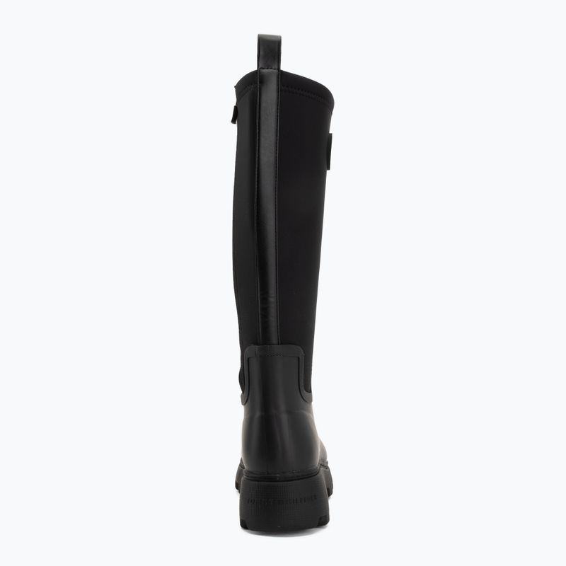 Дамски гумени ботуши Tommy Hilfiger Stamp Warm Knee black 6