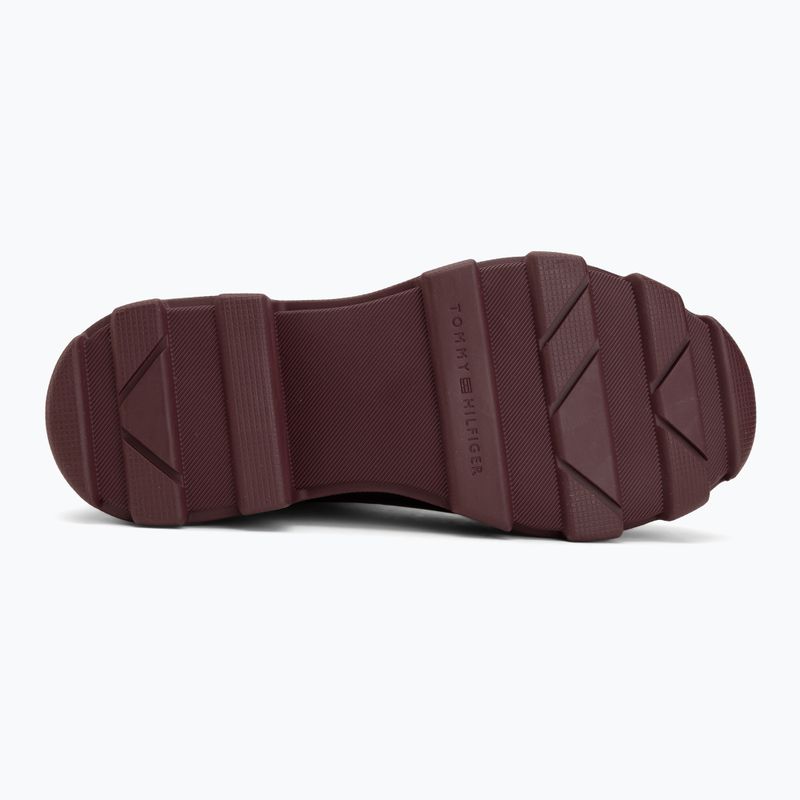 Дамски гумени ботуши Tommy Hilfiger Stamp Warm Ankle oxblood 4