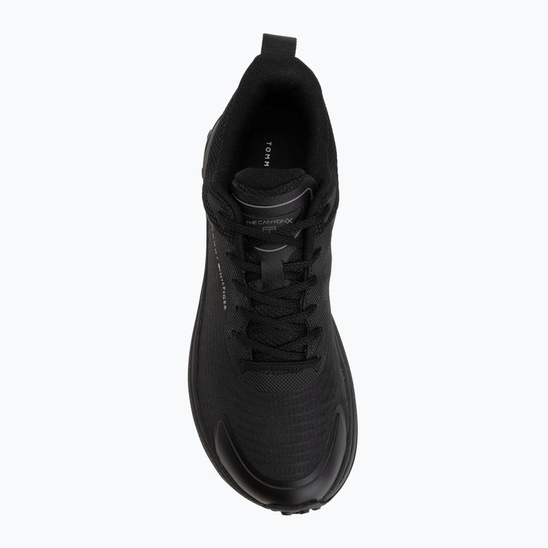 Мъжки обувки Tommy Hilfiger The Canyon X Knit triple black 5
