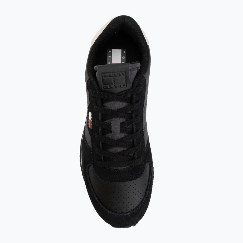 Мъжки обувки Tommy Jeans Runner Flag Mix washed black/stratus grey 5