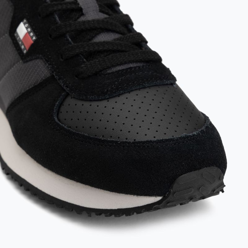 Мъжки обувки Tommy Jeans Runner Flag Mix washed black/stratus grey 7