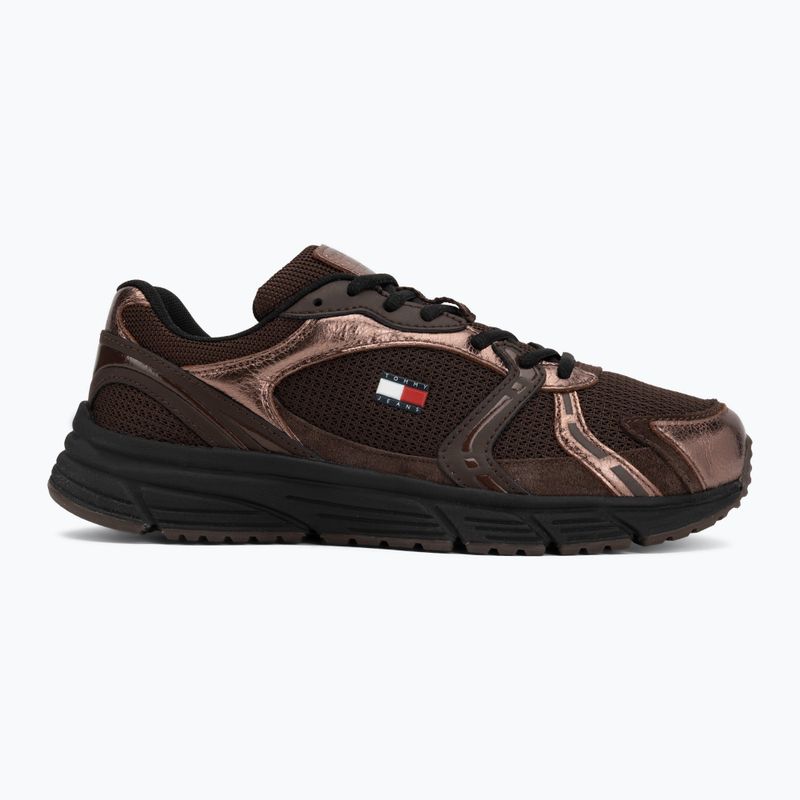 Дамски обувки Tommy Hilfiger TJW Modern Runner Metallics fondant brown 2