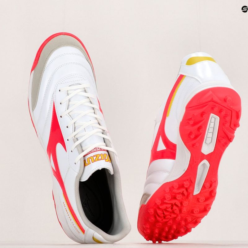 Мъжки футболни обувки Mizuno Morelia Sala Classic TF white/flery coral2/bolt2 9