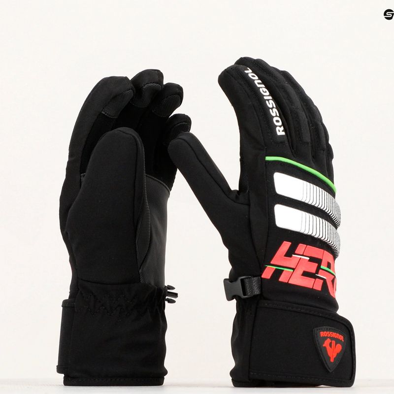 Rossignol Jr Hero Impr G детски ски ръкавици черни 3
