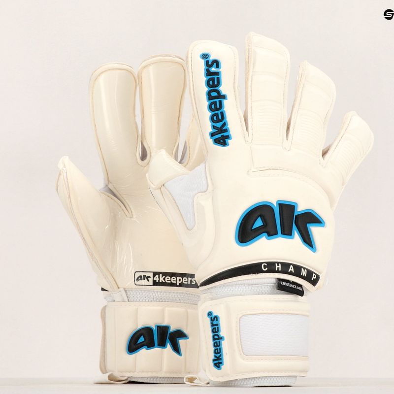 4Keepers Champ AQ Contact VI вратарски ръкавици бели 5