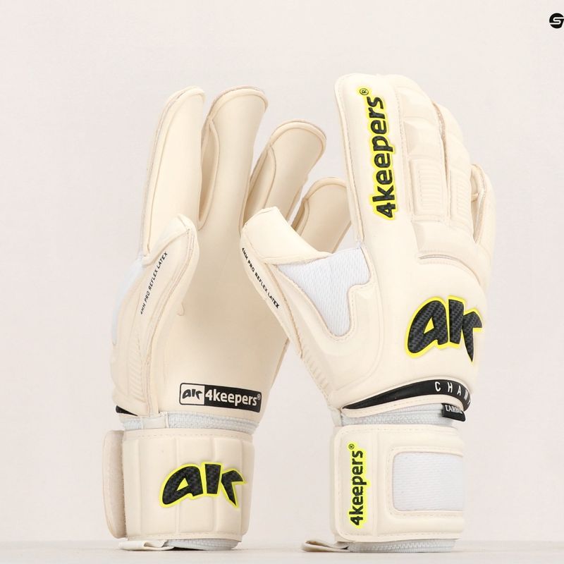 4Keepers Champ Carbo VI вратарски ръкавици бели 11