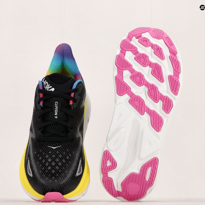 Мъжки обувки за бягане HOKA Clifton 9 black/all aboard 9