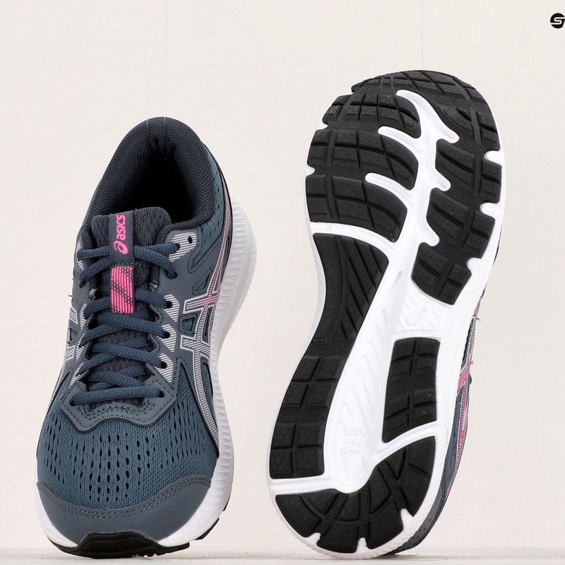 ASICS Gel-Contend 8 дамски обувки за бягане катран/лилав намек 15