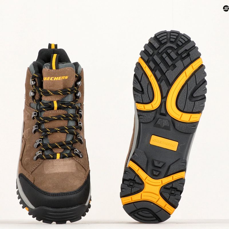 Мъжки обувки за трекинг SKECHERS Relment Pelmo khaki 13
