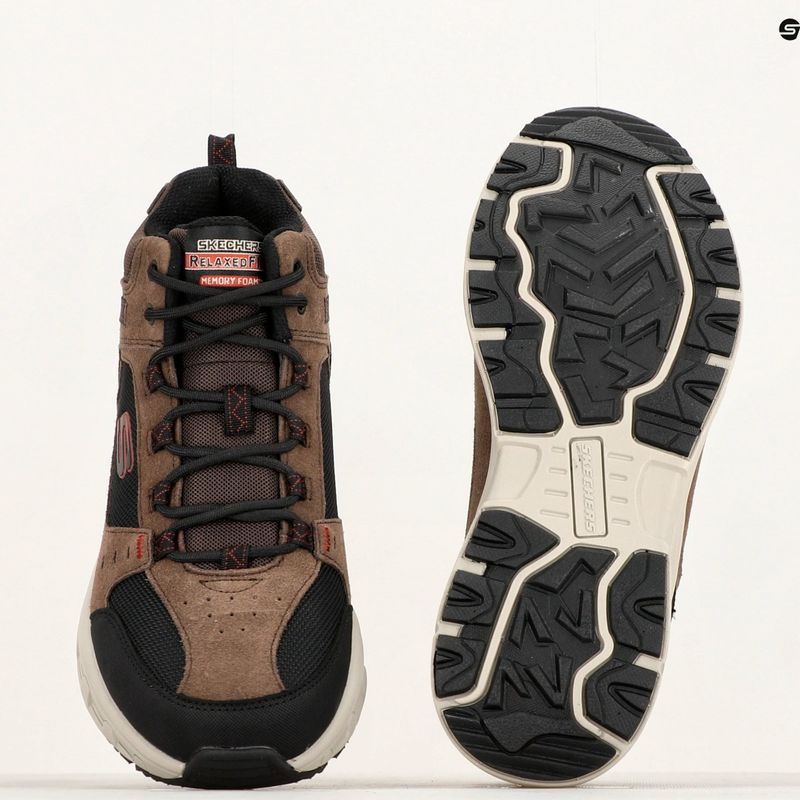 SKECHERS Oak Canyon Ironhide chocolate мъжки обувки за трекинг 14