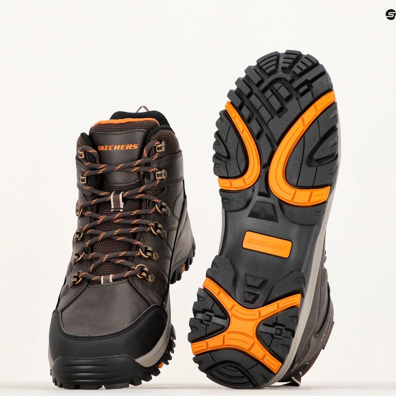 SKECHERS Relment Dagget chocolate мъжки обувки за трекинг 14