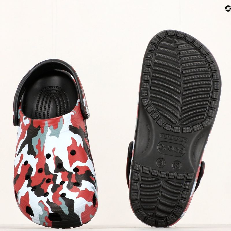 Crocs Classic Printed Camo Clog black/peper джапанки 9