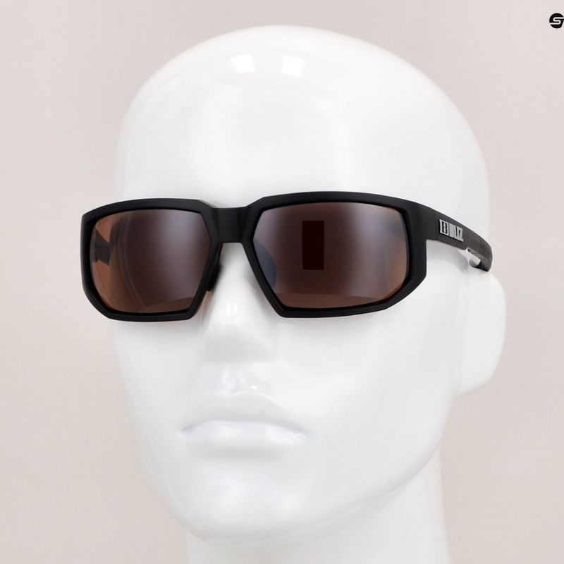 Очила за колоездене Bliz Arrow Polarized S3 matt black/brown silver mirror 10