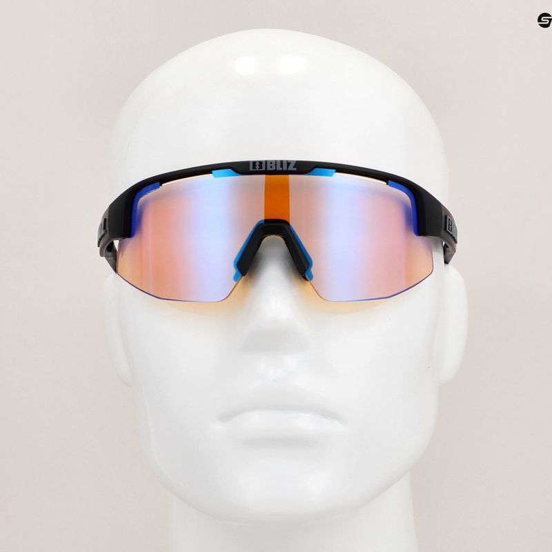 Bliz Matrix Small Nano Optics Nordic Light S2 матови черни/коралови/оранжеви сини мулти очила за велосипед 10