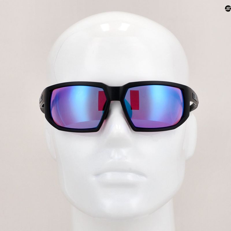 Очила за колоездене Bliz Arrow Nano Optics Nordic Light S2 матово черно/бегония/виолетово синьо мулти 10