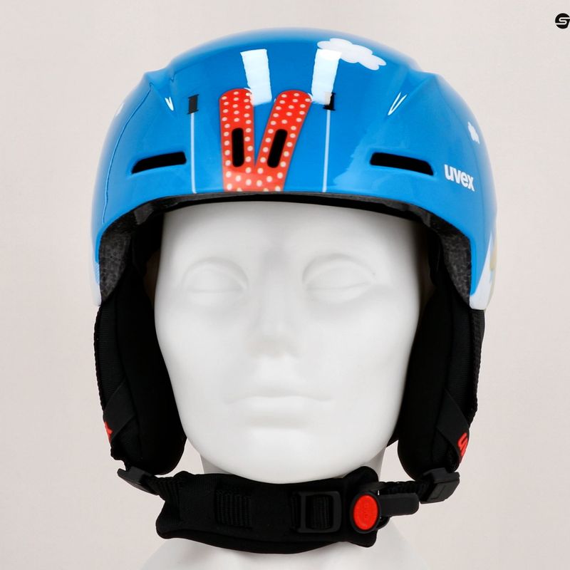 Детска ски каска UVEX Viti blue bear 13