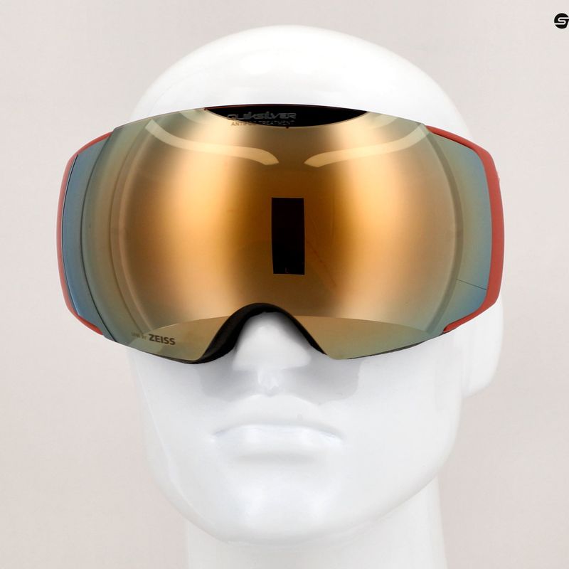 Очила за сноуборд Quiksilver Greenwood S3 black redwood / clux gold mi 10