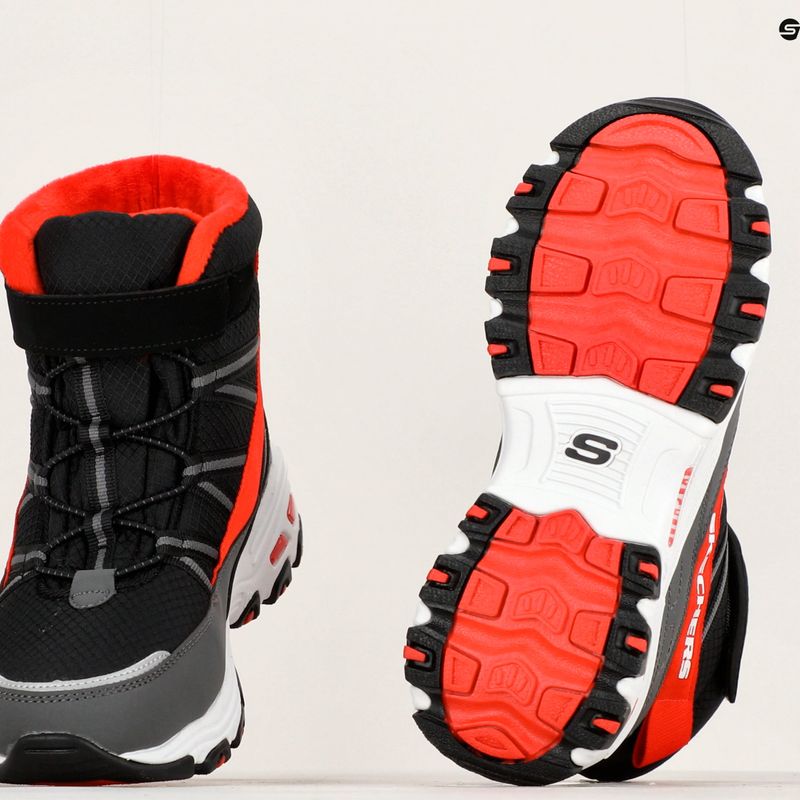 Детски ботуши за трекинг SKECHERS D'Lites черни/червени 10