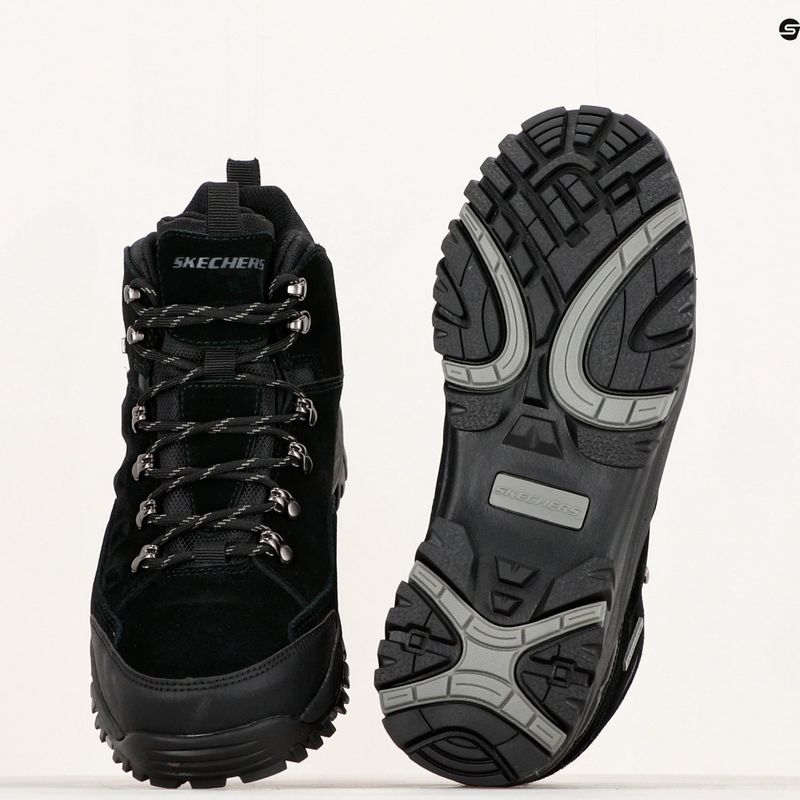 SKECHERS Relment Pelmo черни мъжки обувки за трекинг 14