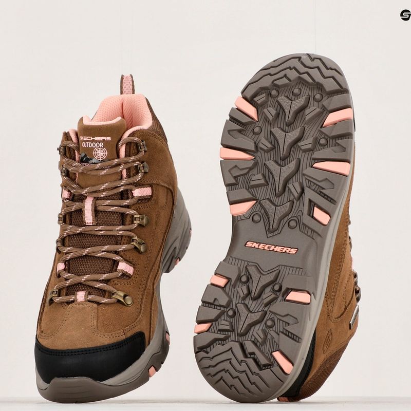 Дамски ботуши за трекинг SKECHERS Trego Alpine Trail brown/natural 14