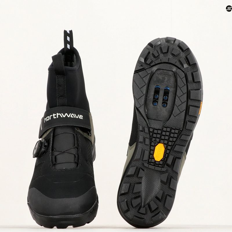 Мъжки MTB обувки за колоездене Northwave Kingrock Plus GTX black / forest green 11