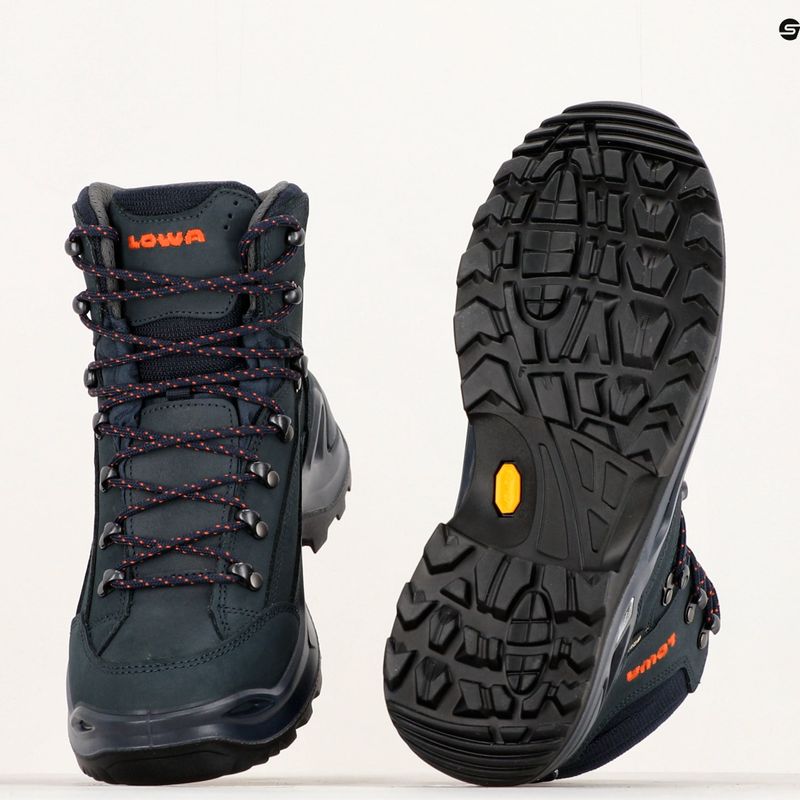 Ботуши LOWA Renegade GTX Mid navy/orange 14